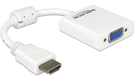 HDMI(HDMI-A)-zu-VGA converter cable (Delock 65346)